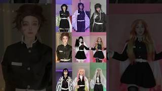 cosplay demonslayercosplayer tanjiro shinobu rengoku mitsuri viralshorts trend trending [upl. by Aelegna]