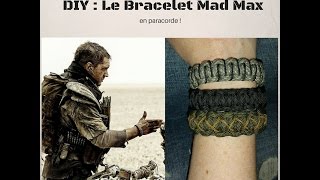 DIY  Le Bracelet Mad Max en Paracorde [upl. by Healion]