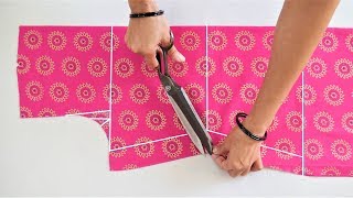 SuitKameez Cutting With All Size Measurement Step By Step [upl. by Merriott]