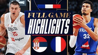 FRANCE vs SERBIA  FULL GAME HIGHLIGHTS  July 12 2024 [upl. by Hosbein]