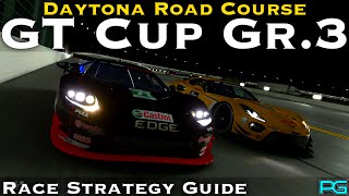 Gran Turismo 7  GT Cup Gr3  Daytona Road Course Race Strategy Guide  UPDATE 150 [upl. by Mckenzie599]