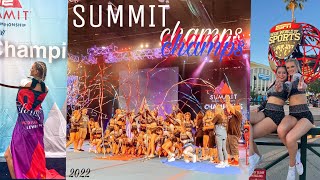 CHEERLEADING SUMMIT VLOG 2022 disney and fuel takes home gold undefeated [upl. by Cock]