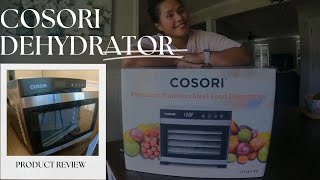 COSORI DEHYDRATOR NEWEST REVIEWMAKING JERKY [upl. by Hellah]