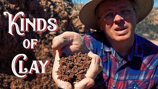 4 Types of Wild Clay You Can Find In Nature [upl. by Ecissej]