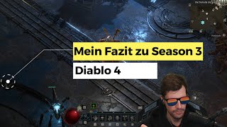 Diablo 4 Fazit zu Season 4 jessirocks [upl. by Ecirahc]