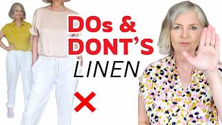 Mistakes To Avoid When Styling Linen Over 60 [upl. by Adnwahsar330]