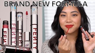 FENTY ICON VELVET LIQUID LIPSTICKS  FULL COLLECTION SWATCHES [upl. by Akemej]