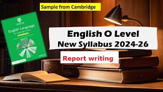 Directed WritingReport Sample from Cambridge [upl. by Eidarb]