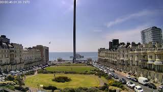 Webcam from Brighton England  West Pier i360 [upl. by Zendah184]