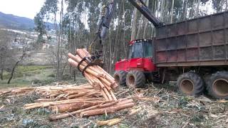 valmet 860 terror  HampF lda exploração florestal [upl. by Bowden738]