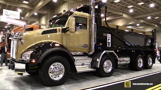 2015 Kenworth T880 Truck with Paccar MX 13 Engine  Ext and Int Walkaround  2015 Expocam Montreal [upl. by Ravid]