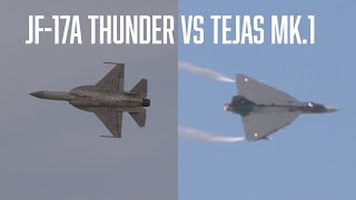 JF17 vs Tejas  Dubai Airshow 2023 [upl. by Alithea]