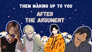 Them Making up to YN after the Argument 🌸 Textfic YN x Haikyu 🫶 [upl. by Bronson480]