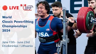 Men 59 kg  World Classic Powerlifting Championships 2024 [upl. by Atikam]