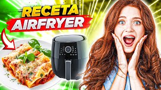 CANELONES De Pollo y Verdura EN AIRFRYER  Recetas Freidora De Aire 🍗🌽🍽️ [upl. by Assetal]