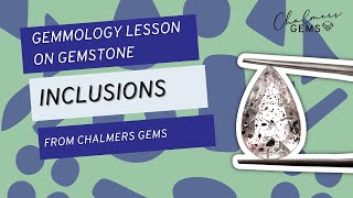 What are Gemstone Inclusions  Learn Gemmology with Chalmers Gems [upl. by Chiquia]