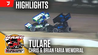 Faria Memorial  NARC 410 Sprints at Tulare Thunderbowl Raceway 101224  Highlights [upl. by Elohcim100]