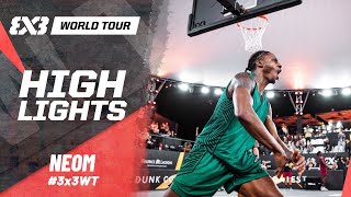 🔥Full Dunk Contest Highlights 🔥FIBA 3x3 World Tour NEOM 2024 [upl. by Ecylahs]