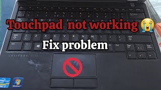 Dell Touch pad not working How to fix On Dell laptop touchpad on Windows 10 Dell latitude E6230 [upl. by Ahsenod]