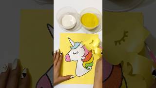 Sand painting a unicorn 😍 asmrsand satisfying trending short sandpainting asmrsounds [upl. by Eugilegna]