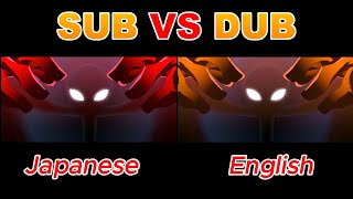 KJs Final Ride Sub VS Dub Comparison [upl. by Allac]