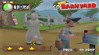 Won the Bet Mission 10 Teasing a mailman  Barnyard on PS2 [upl. by Elyrad808]