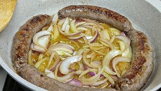 How to Cook Wors with Onions Recipe  Wanna Cook [upl. by Aig309]