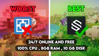 Free 247 Minecraft Server Hosting With Ryzen 9  Best 247 Free Hosting  SLICE HOSTING [upl. by Nastassia]