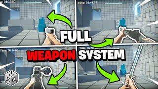 UNITY FULL WEAPON SYSTEM TUTORIAL [upl. by Harbert]