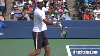 Novak Djokovic Forehand Slow Motion 1000 fps [upl. by Corri]