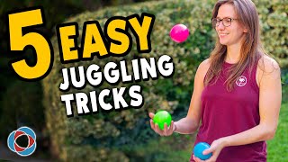 5 Easy JUGGLING TRICKS  Beginner Tutorial [upl. by Kecaj690]