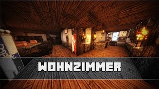 Wohnzimmer  Mittelalterliche Einrichtung  Minecraft Tutorial [upl. by Sorensen]