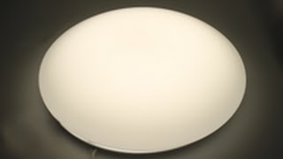 Plafonnier led à détecteur 18W 120° IP20 blanc neutre [upl. by Ellehcear]