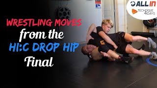 Wrestling Moves from the HiC Drop Hip Final [upl. by Llenram208]