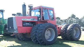 197883 Massey Ferguson 4880 Articulated 4WD Tractor Running at the 2024 Wheat and Wheels Rally [upl. by Daiz]