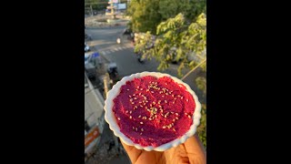 Hummus Recipe without Tahini  Easy amp Quick  Beetroot Hummus [upl. by Jahn]