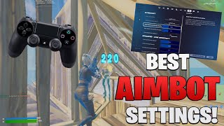 NEW Best Fortnite Controller Settings  Piece Control AIMBOT Sensitivity PS4PS5XBOXPC [upl. by Ahsat]