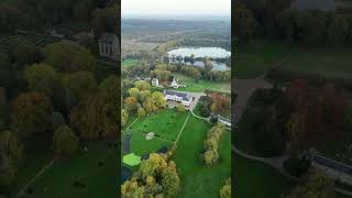 Abbaye Royale de Chaalis in 4K  Majestic Views from Above [upl. by Ttsepmet]