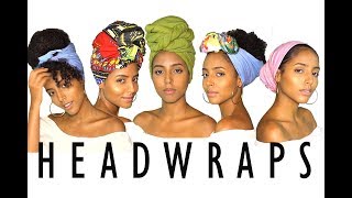 5 Formas de ponerse un turbante HEAD WRAPS [upl. by Irovi]