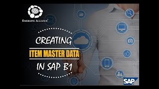 SAP Business One ImplementationItem Master Data [upl. by Yahsat]