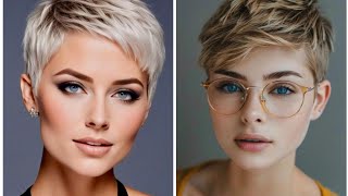 Outstanding and stylish pixie short bob haircut and hair diy ideas for womens 2024 [upl. by Annahtur]