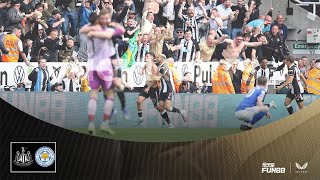 Newcastle United 2 Leicester City 1  Premier League Highlights  Bruno Guimarães at the double [upl. by Yenrab369]