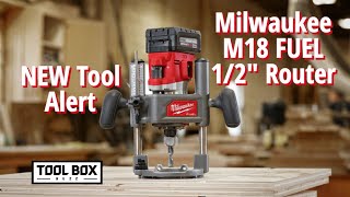 Milwaukee Cordless12quot Plunge Router [upl. by Dnomso]