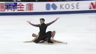 Guignard amp Fabbri  Choreographic Sliding Movements  NHK 2023 FD [upl. by Shorter155]