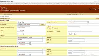 how to register new employee in ESIC How to register employee having IP number PART 6 [upl. by Atinet397]