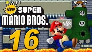 NEW SUPER MARIO BROS 👨🏼‍🔧 16 Monty Tank [upl. by Lenahs620]