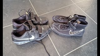 NIKE Wrestling shoes for deadlifting [upl. by Esilahc]