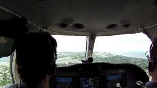 Key West Approach amp Landing Cessna Citation [upl. by Ravid]