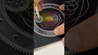 Spirograph in Action Drawing Perfect Circles spirographart satisfying geometricart [upl. by Aneehc]