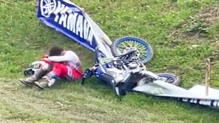 Haiden Deegan Bike BLOWS UP [upl. by Faria]